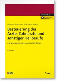 Besteuerung der rzte, Zahnrzte und sonstiger Heilberufe